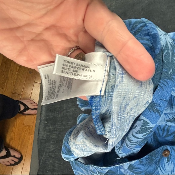 Tommy Bahama Men’s Tropical 100% Silk Casual Button Down Shirt Sz XLT - Picture 4 of 9